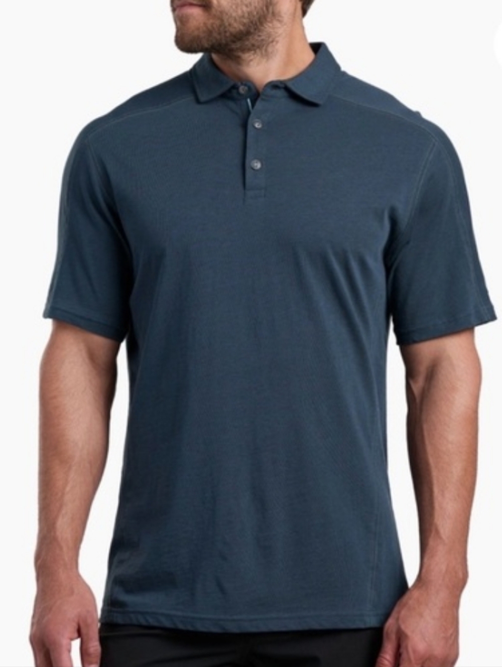 Kuhl Men's Blue Wayfarer Polo Shirt